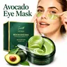 Avocado Gold Collagen Eye Gel Patches, Reduces Dark Circles, Puffiness & Fine Lines, Hydrating Firming Soothing Under Eye Care, Travel Size Refreshing Long Lasting Eye Skincare Gift Set for Men Women, Perfect for Back to School Halloween Christmas