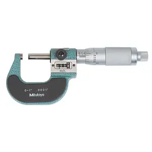 Mitutoyo  0-1 in. Digit Counter Micrometer with Friction Thimble