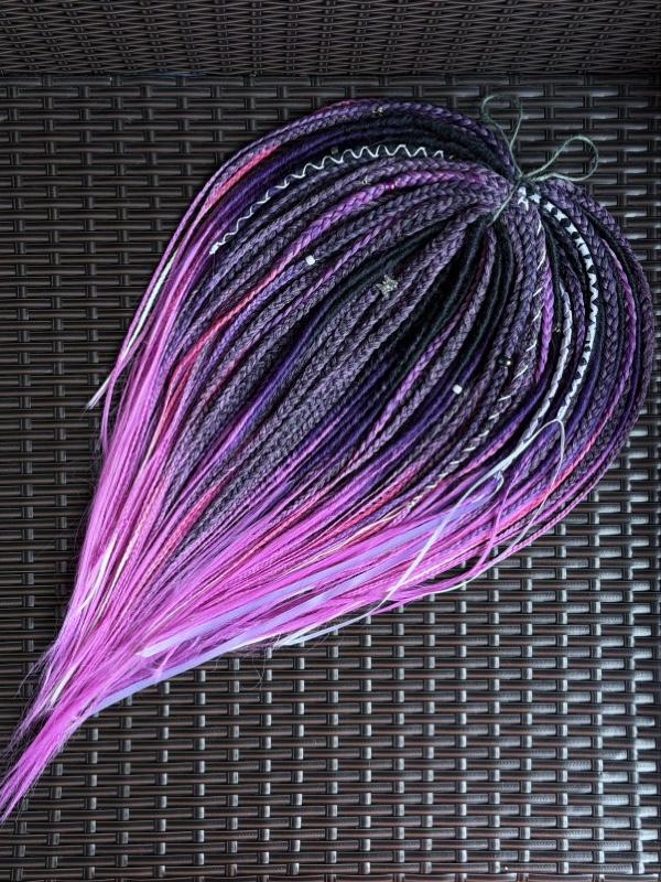 Purple Pink Ombre DE Dreads