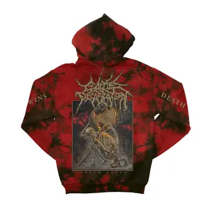 Cattle Decapitation "Death Atlas Crystal Tie Dye Pullover" Pullover Hoodie