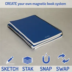 SketchStak│Starter Pack of 2 - Modular Magnetic Book System SketchStak│Starter Pack of 2 - Modular Magnetic Book System