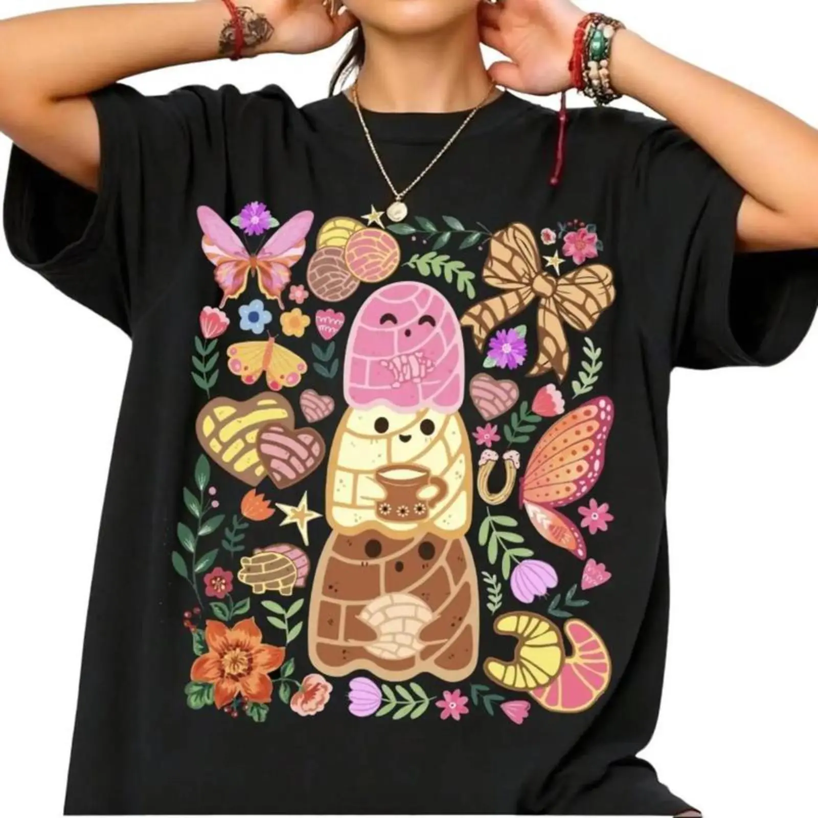 Pantasmas Ghost Pan Dulce Shirt, Halloween Mexican Shirt, Mexican Conchas Ghost Shirt, Halloween Conchas Sweatshirt, Pan-tasmas Hoodie, Halloween Gift,Unisex Crewneck T-shirt for Men And Women