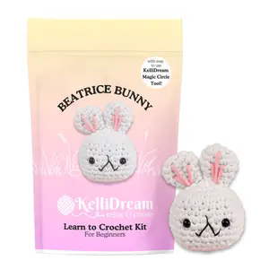 Learn to Crochet Kit Bunny (Includes Blue Magic Circle Tool)