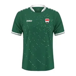 Iraq 2026 Soccer Fan Jersey – Retro Football Shirt for Men, Breathable Athletic Sports Top, Casual Streetwear Apparel for Match Day and Training
