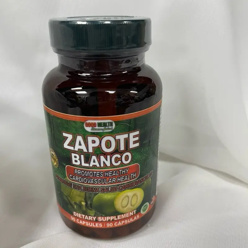 Good Health Zapote Blanco Dietary Supplement - 90 Capsules for Promoting Healthy Cardiovascular Health