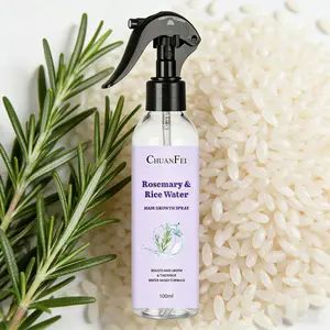 Natural Rosemary Rice Water Hair Spray with Rosemary Essence & Rice Water, Helps Reduce Hair Loss, Deeply Nourishes and Smooths Hair, Reduces Frizz