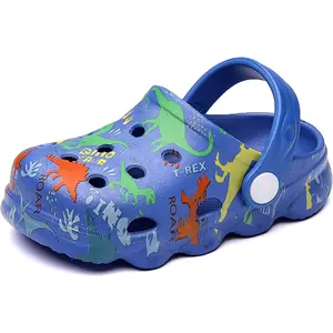 XP-SOK08  Kids Cute Clogs Cartoon Garden Shoes Boys Girls Slides Slippers Indoor Outdoor Children Water Shower Beach Pool Sandals
