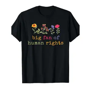 Men's Human Rights Protest T Shirt Casual Everyday Sportswear Comfortable Fit