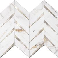 Calacatta Marble Mixed Light Gold