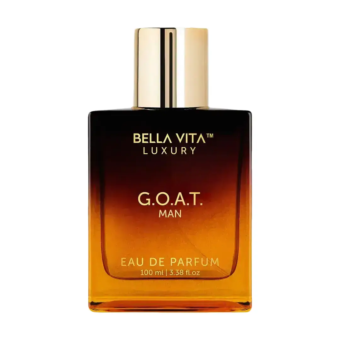 BellaVita Luxury's G.O.A.T. Man | Eau De Parfum (EDP) | Bergamot, Amber & Vetiver | Woody & Musky | Long Lasting | Cruelty Free
