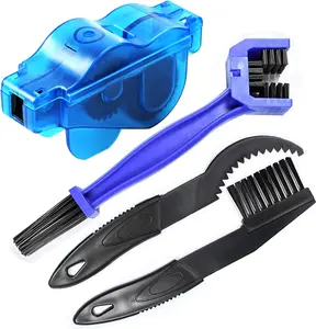 RADIAINT Bike Chain Scrubber Brush Gear Cleaner Bicycle Clean Tool Set Bike Maintenance Care Accessories for Road Mountain Cycling MTB Bikes