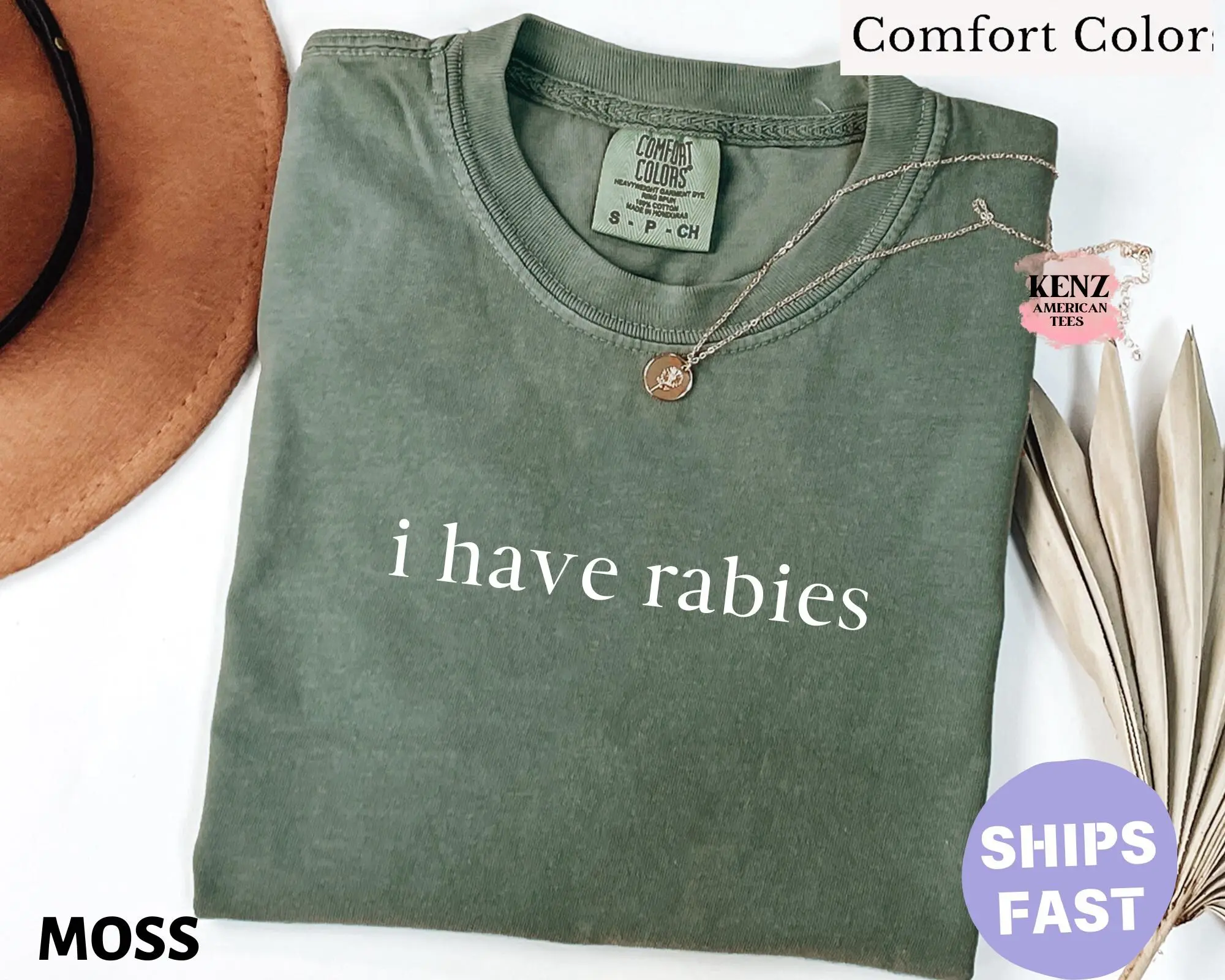 Comfort Colors I Have Rabies Shirt, Funny Humor Shirt, Sarcasm Shirt, Unhinged Meme Shirt, Weird Dark Humor Shirt, Sarcastic Womens Tshirt