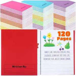48 count Primary Composition Notebooks for Teachers & Classrooms (Grades K-2) Colorful Writing Journals for Classroom, Homework & Homeschool Use, 120 Pages Each (Classic Color)