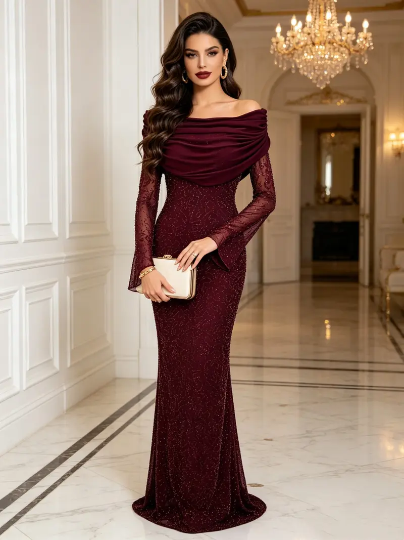 amazon long sleeve prom dresses Amazon.com: Dream Wedding Formal Dresses Long Sequin Sleeve Bodycon Prom  Evening Gowns High Neck Ruched Formal Floor Length Gowns with Sweep Train  Aqua 0 DR0380: Clothing, Shoes & Jewelry