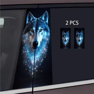 Animal Car B-pillar Sticker Car Door Trim Sticker Waterproof Durable Car Sticker Window Stickers Vinyl Personalized Decoration Accessory