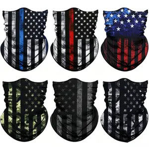 Seamless Neck Gaiter Bandana, Breathable Face Cover Balaclava Headwear for Men Women