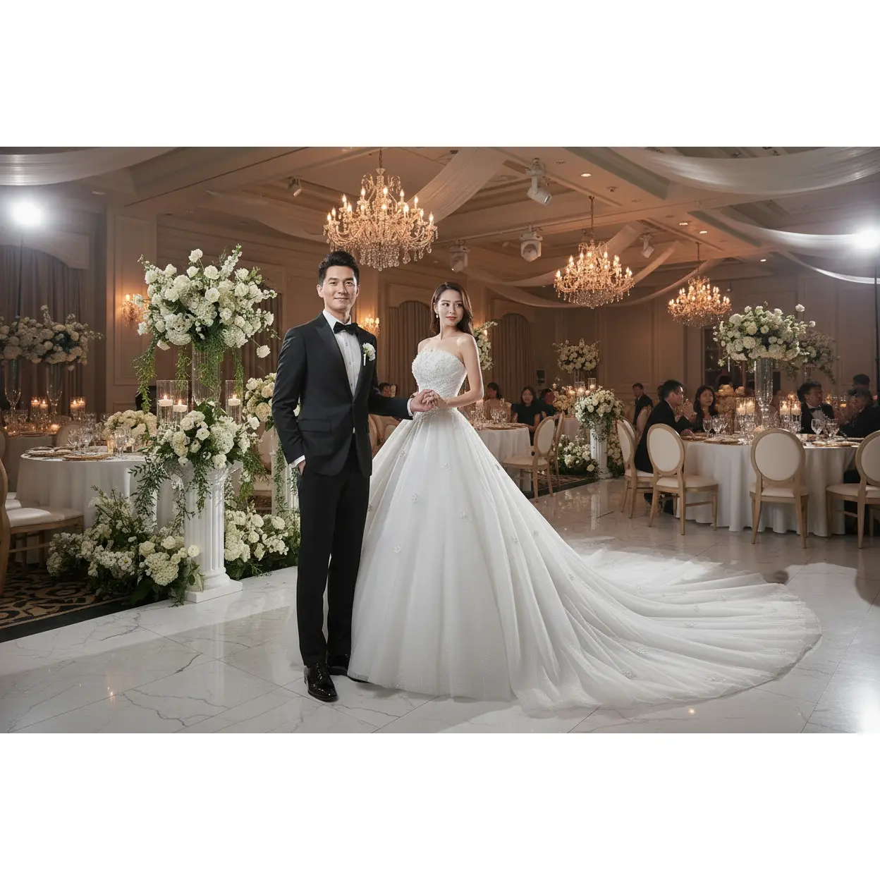 New Large Tail Size Wedding Dress