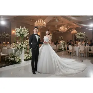 New Large Tail Size Wedding Dress