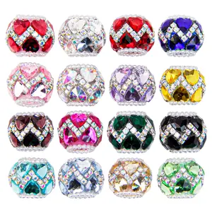 SET-3 Various fancy rhinestone beads (1 COLOR EACH)shiny high-quality suit DIY craft beadable pens