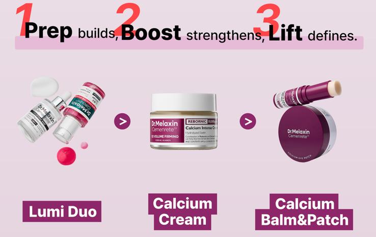 [Dr.Melaxin Official] Gifted Collagen Boost Set Pore Spot Skin Care Calcium Collagen Volume Firming Balm for Enhanced Skin Health routine