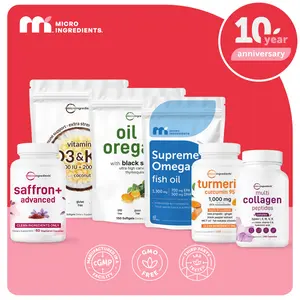 Micro Ingredients Signature Bundle: Oregano Oil 150 Softgels, Supreme Omega-3 Fish Oil 60 Softgels, Turmeric Curcumin 120 Vegetarian Capsules, Multi Collagen Complex 240 Capsules, Saffron+ Advanced 60 Capsules & Vitamin D3 K2 180 Softgels