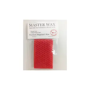 Steve Fearson Master Wax Card Red Premium Magician's Wax for Thread Work - Perfect Tack & Holds Thread Tight - Body Care Hair Removal Cosmetic