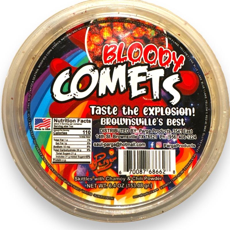 Bloody Comets-Skittles Enchilados Candy
