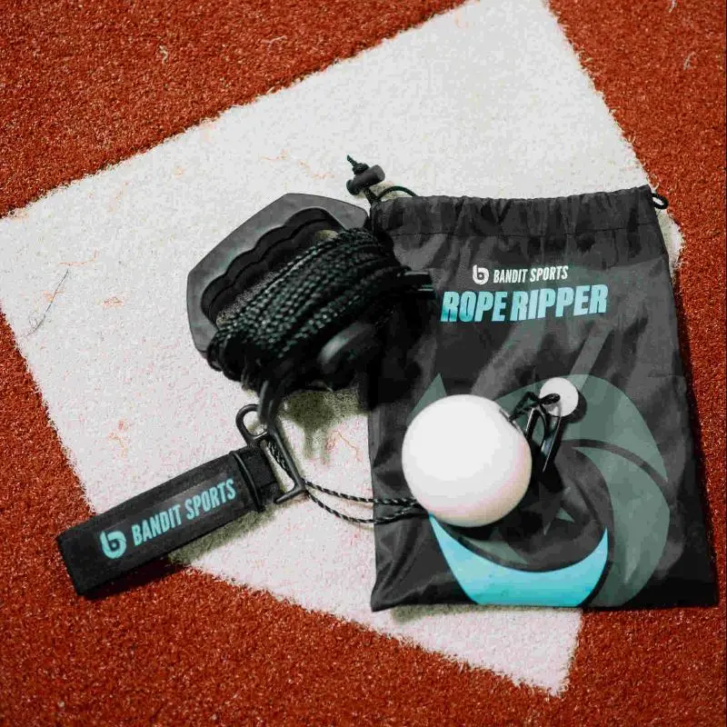 Rope Ripper Baseball & Softball Batting Training Equipment - Ergonomic Handle, Compact, Portable Design for Youth Baseball Training