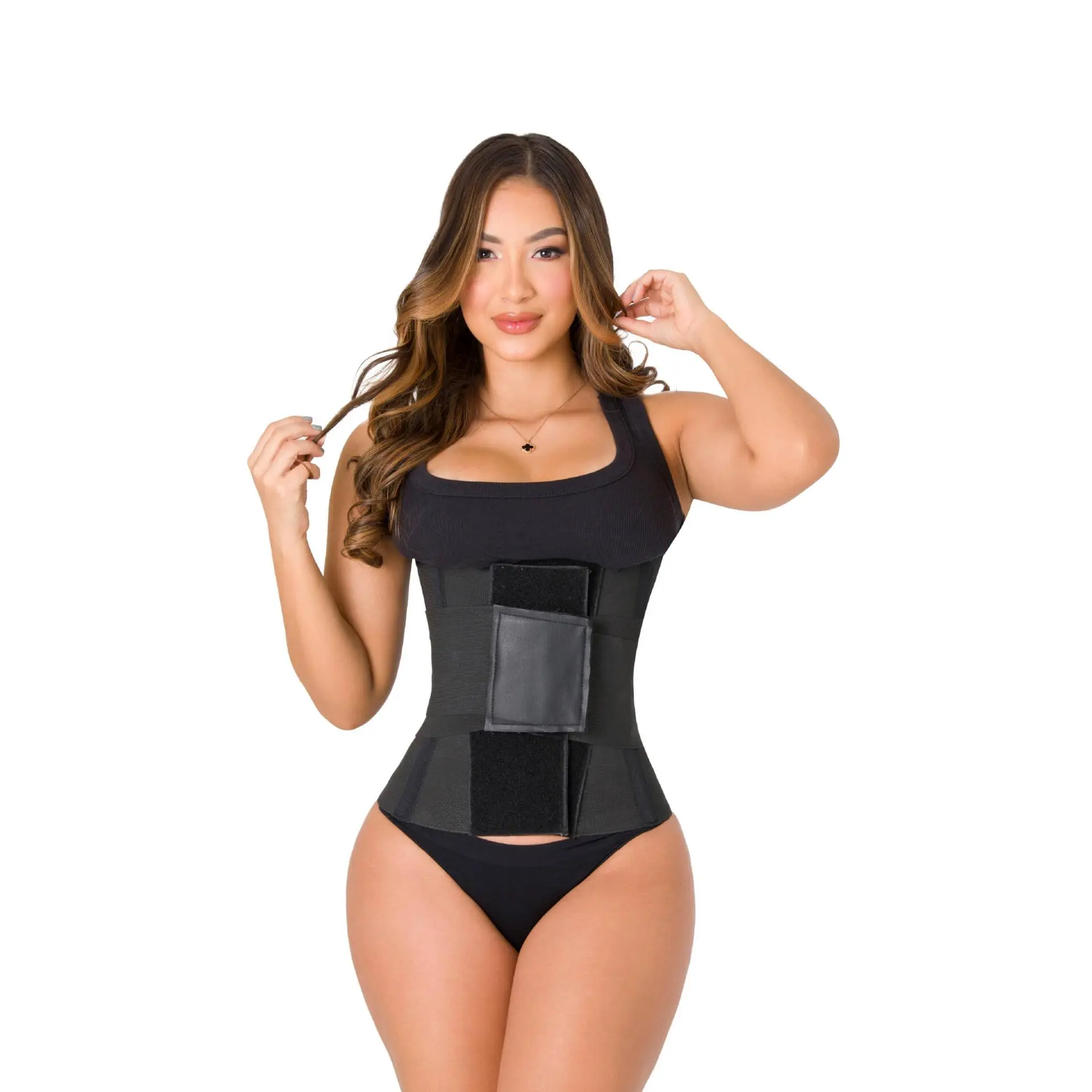 Cinturilla De Avispa Velcro 5F142CD-N Adjustable Waist Trainer for Fitness with Compression Support and Comfortable Fit