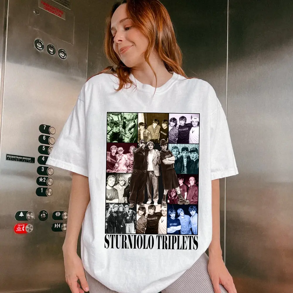Sturniolo Triplets Shirt, Hot Youtuber Tee, Gift For Fan, Full Size Full Color, 100% Cotton