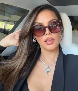 BADDIE Sunglasses Cat Eye Shaped FULL Sun Protection Oversized High Quality Lenses