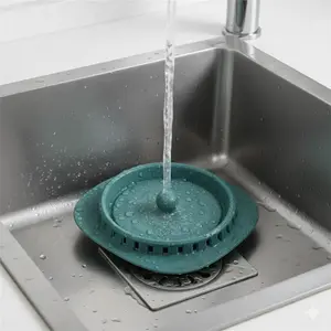 Washable Silicone Drain Cover Seal Plug, Anti-Odor Anti-Backflow, Universal for Bathroom Kitchen Shower, Prevents Clogs, Mold, and Insects.