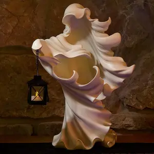 Cracker Barrel Ghost with Lantern