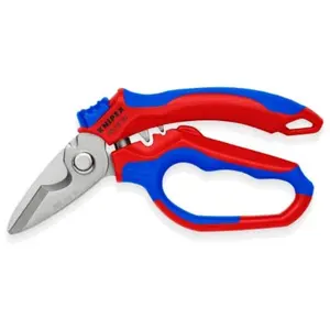 KNIPEX KNP950520US 6.25 in Angled Electricians Cutting Scissors, Hand Tool for Electrical Work