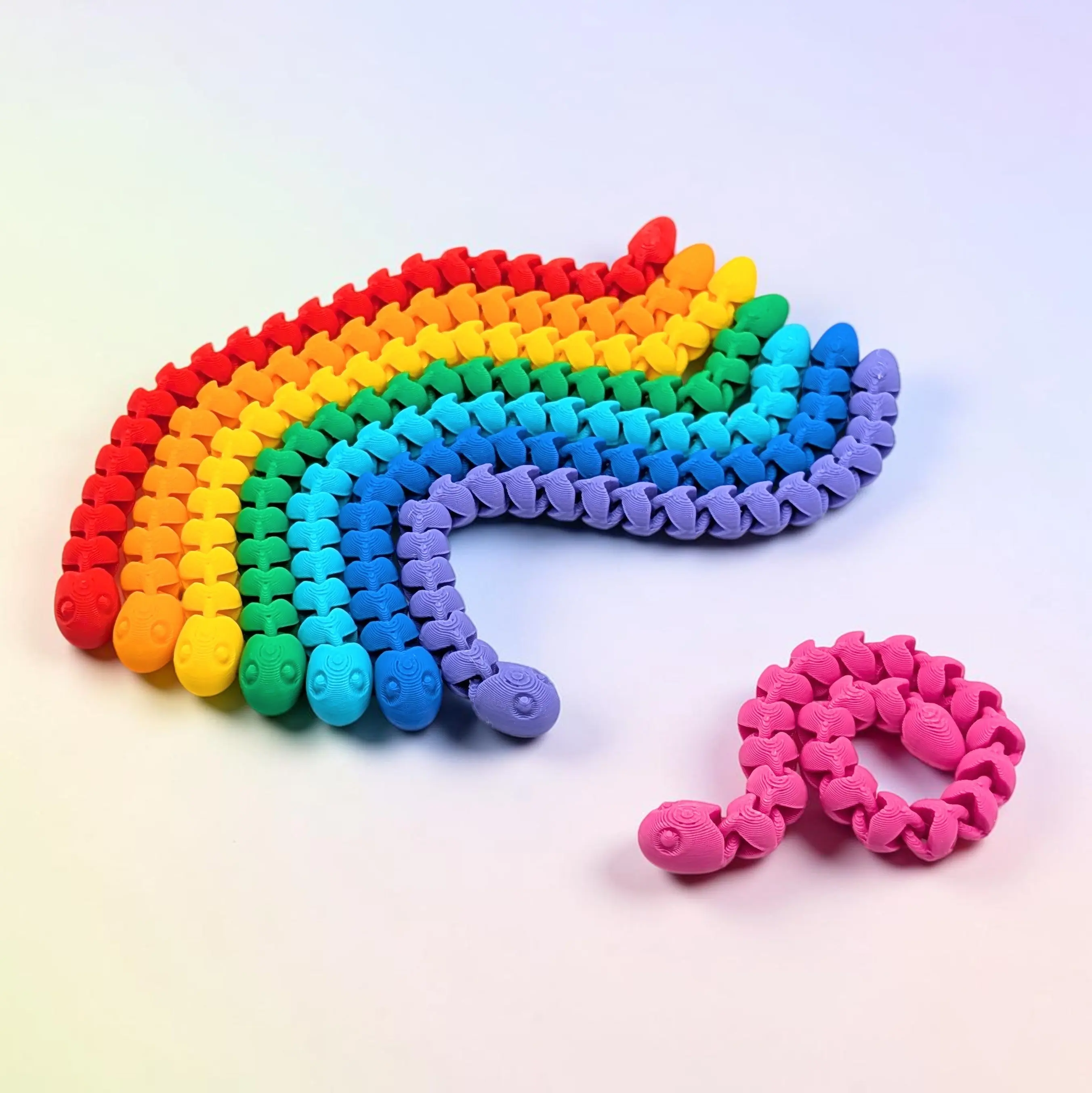 6” Flexi Snake Fidget Toy – Sensory Stress Relief Toy for Kids & Adults | ADHD Focus Desk Fidget