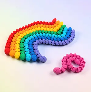 6” Flexi Snake Fidget Toy – Sensory Stress Relief Toy for Kids & Adults | ADHD Focus Desk Fidget
