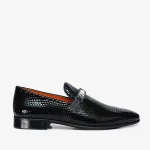 The King Black Bit Dress Loafer Men Shoe The King Black Bit Dress Loafer Men Shoe