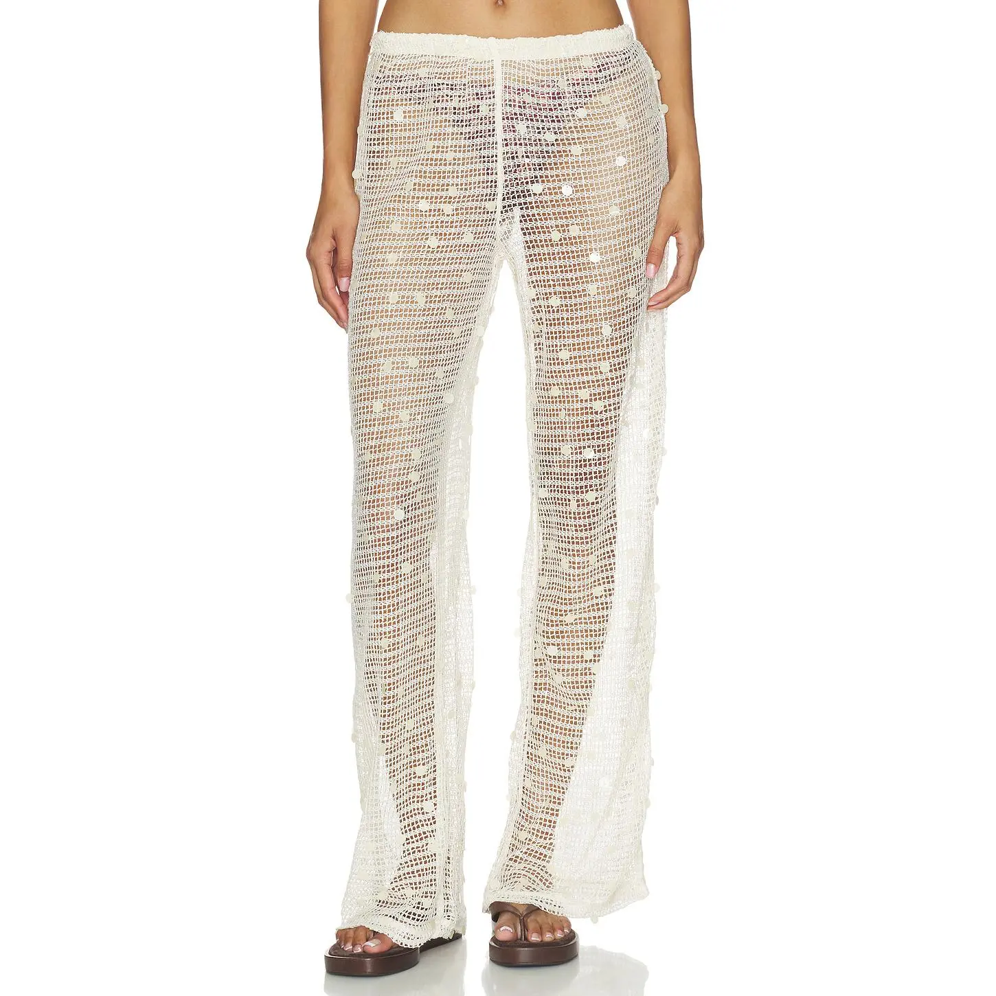 SNDYS Kelyse Pant in Cream