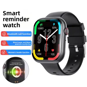 2026 New F70 Bluetooth Calling Smartwatch for Blood Glucose, Blood Pressure, Heart Rate Monitoring, SOS Alarm, Indoor/Outdoor Use, Over 100 S Modes, Multifunctional, Compatible with iOS and Android, Daily Waterproof Band