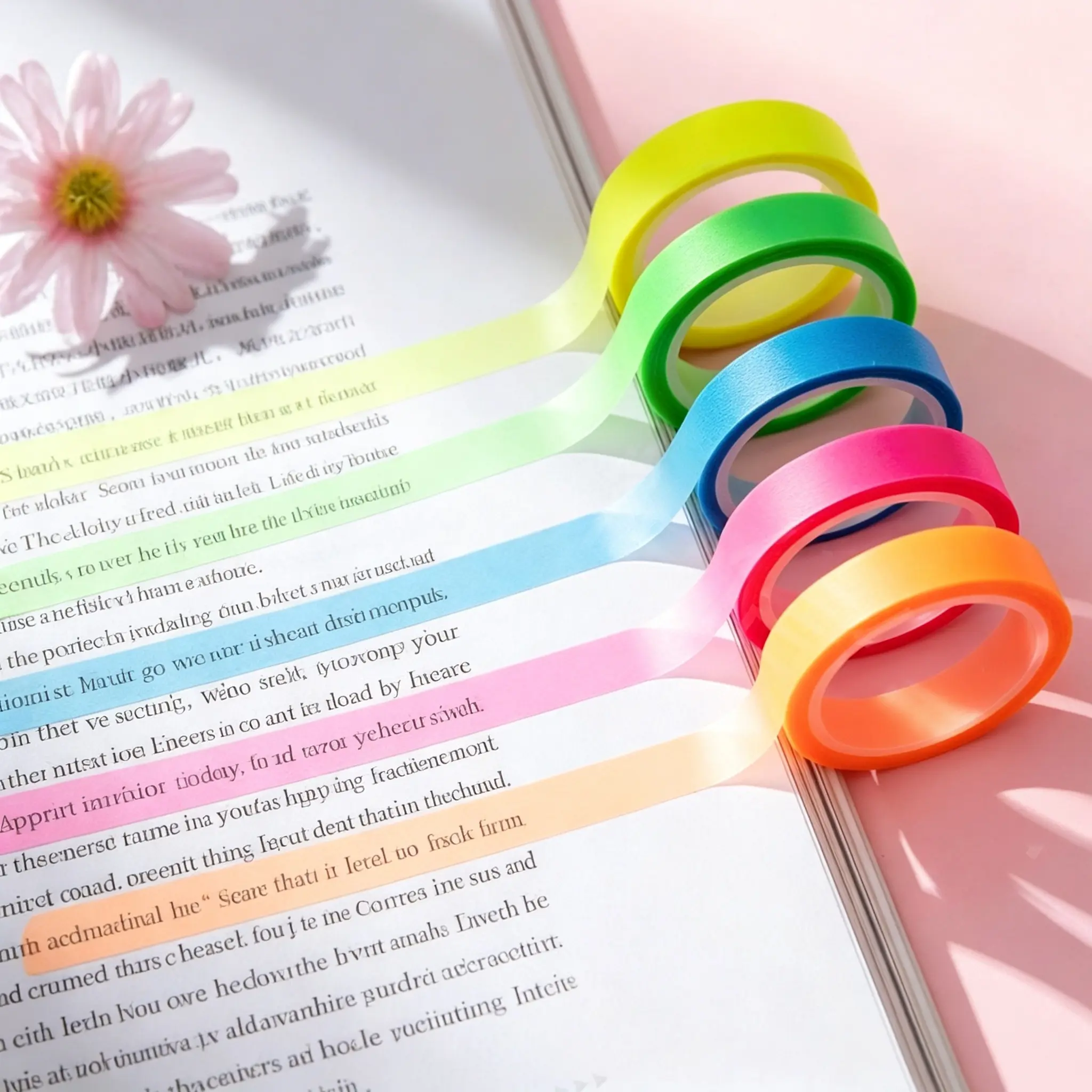 Mixed Color Tape, 5/10 pcs Adhesive Tape for DIY Scrapbook Journal Decoration, Creative Multi-purpose Decorative Tape for DIY Crafts, Student Stationery Supplies for Home School Office-MM1