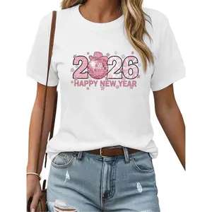Happy New Year 2026 Cowboy & Disco Themed Tee Comfortable Top for Holiday Events and Casual Daily Wear Sweatshirt, Hoodie, Comfort Colors