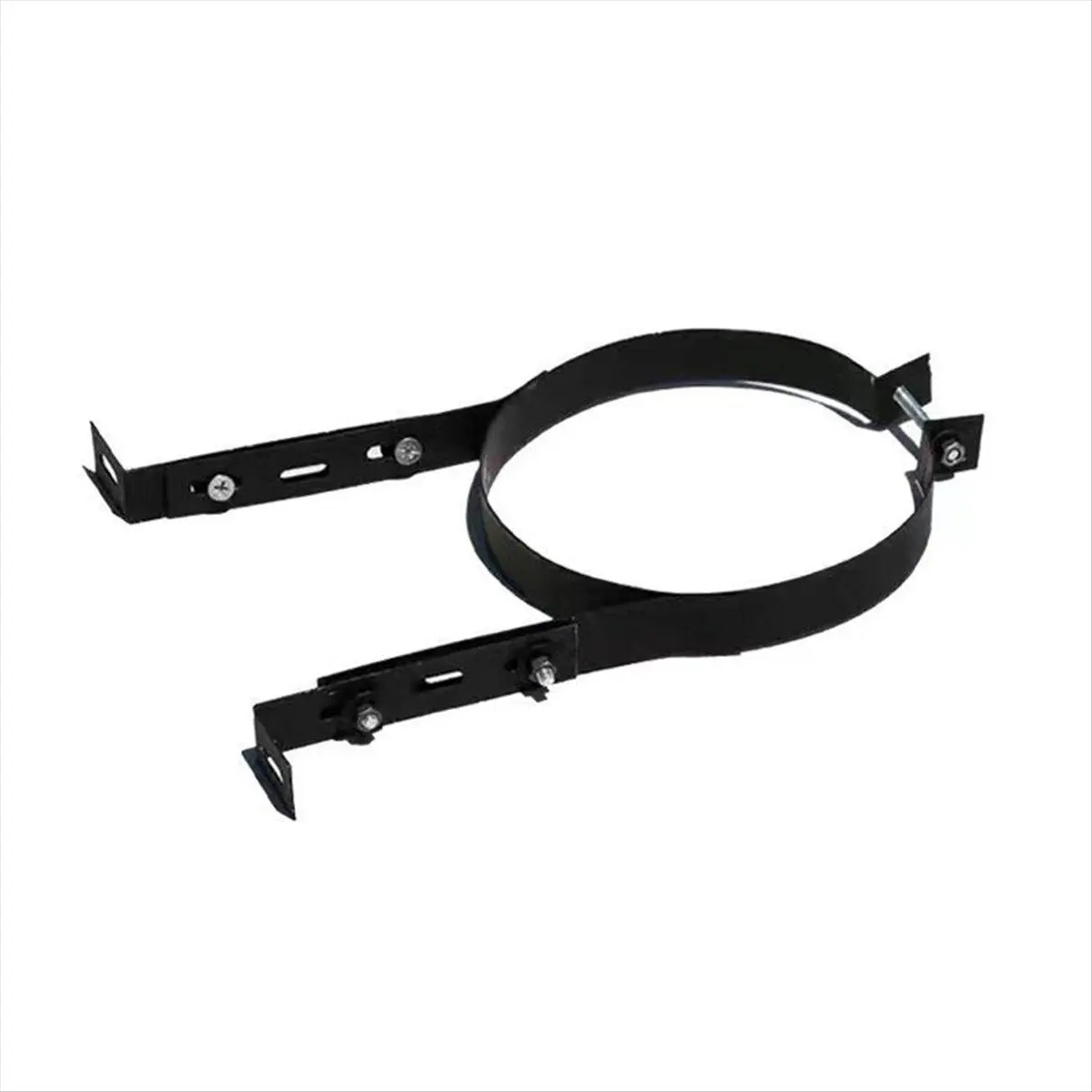 Chimney Pipe Holder Bracket 15CM Stainless Steel Adjustable Wall Support Hanging Fixing Clip Stove Pipe Hanger Accessory