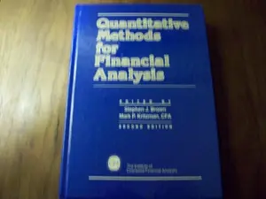 USED-Quantitative Methods for Financial Analysis by Stephen J. Brown (Hardcover)