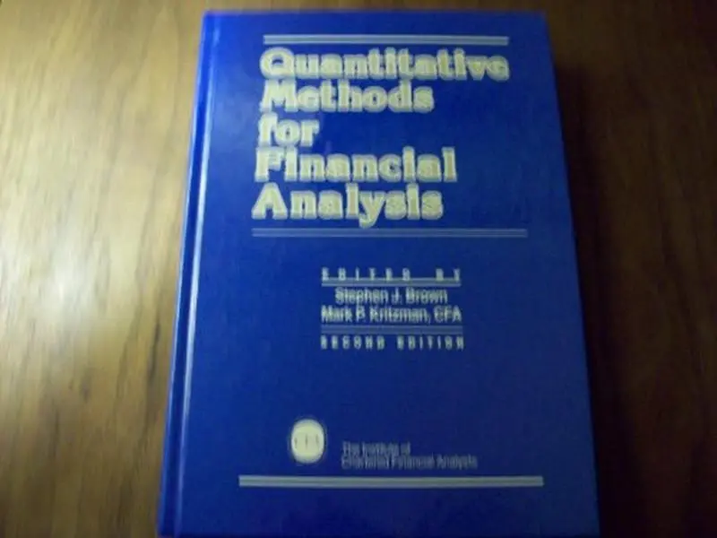 USED-Quantitative Methods for Financial Analysis by Stephen J. Brown (Hardcover)