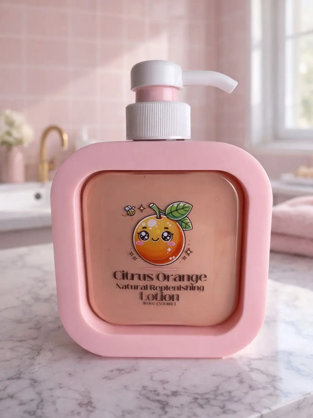 Soap-er Cute Sweet Orange Natural Replenishing Lotion