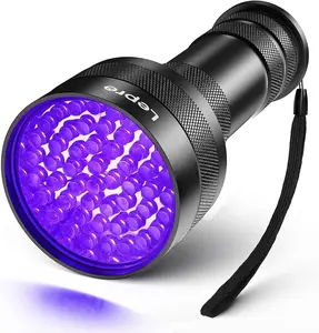 Lepro 51 LEDs UV Light Handheld Blacklight, UV Flashlight Black Light, 395nm Detector for Pet Urine, Stains, Bed Bug and Scorpions, Battery Not Included -1