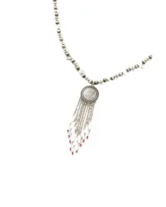 Women's Cowgirl Confetti Beaded Fringe Spice Of Life Necklace - Ccnec81