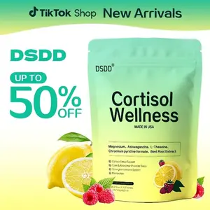 DSDD Supercalming Powder Mix with Magnesium Ashwagandha Vitamin C D3 & L Theanine Supports Cortisol Balance Sugar Free Glass Skin Supplement Nutrition