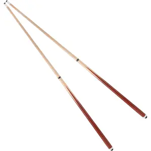 2-Pieces Pool Cue Stick Coffee Color 13mm Leather Tip 20OZ Multiple Set Options Available in 48" 58"