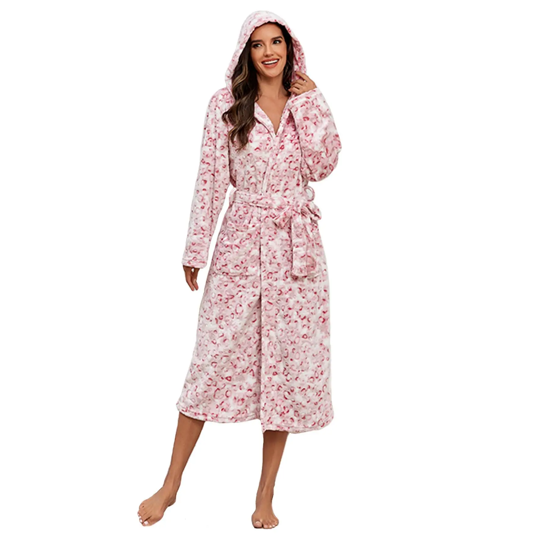 Back printed leopard print powder